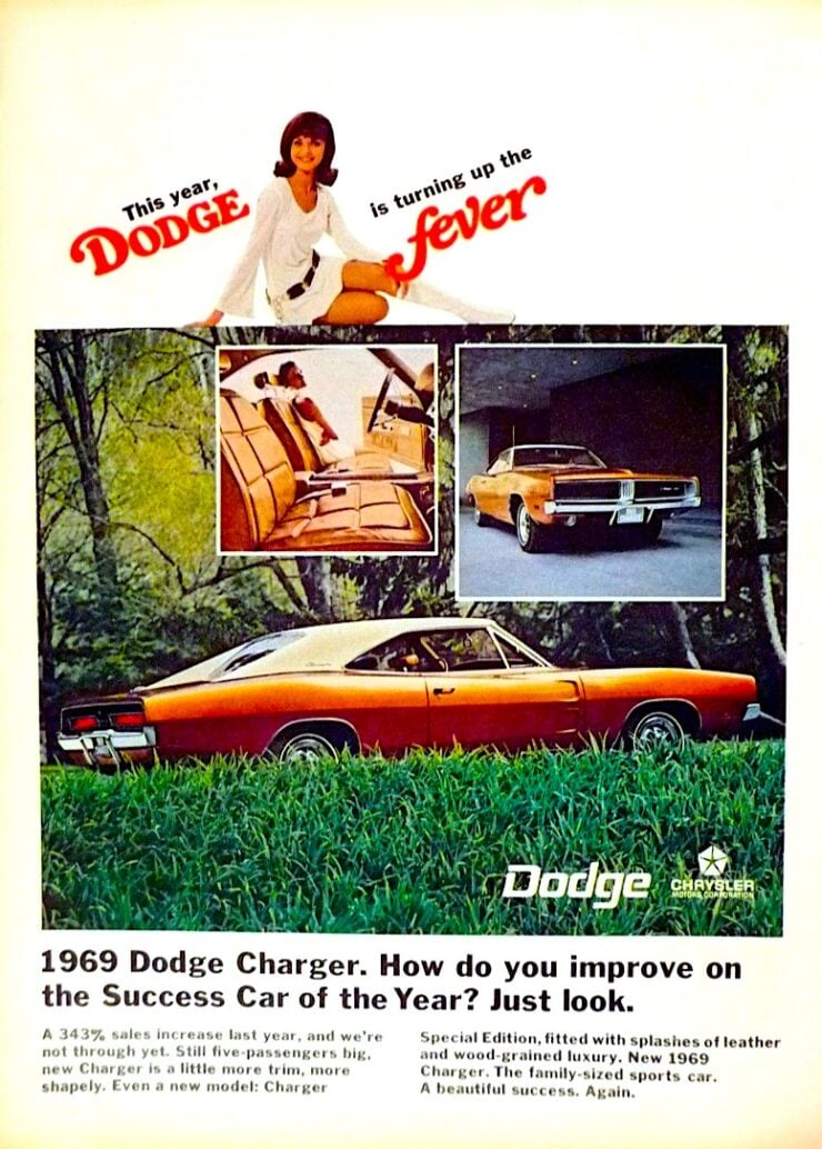 Dodge Charger Vintage Ad