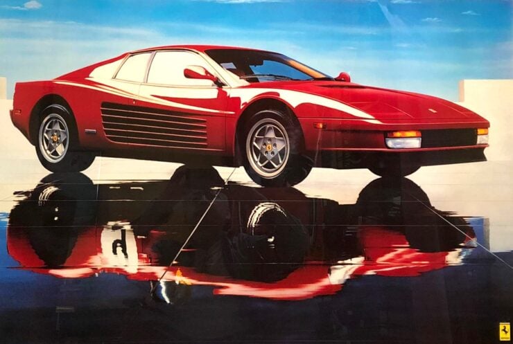 Ferrari Testarossa Poster