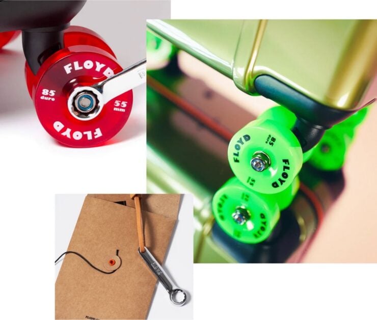 Floyd Check-In Suitcase Wheels