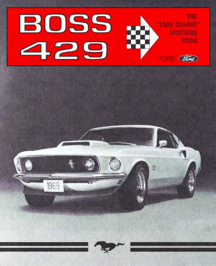 Ford Mustang Boss 429 Vintage Advertisement