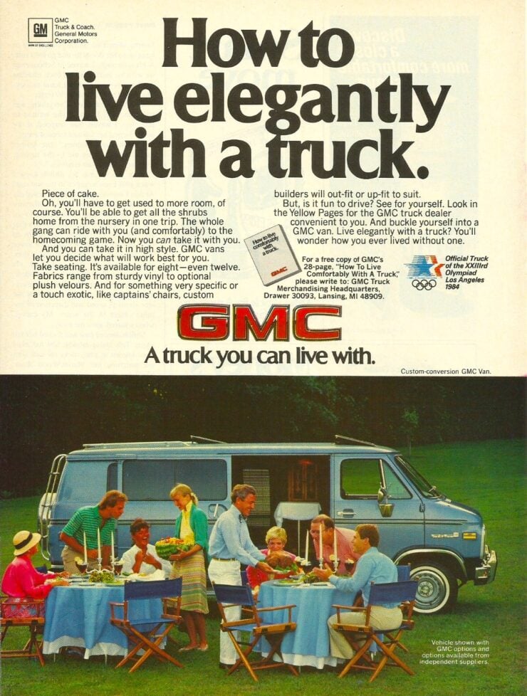 GMC Vandura Vintage Ad 1