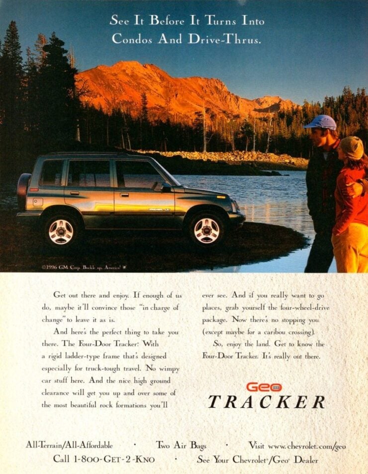 Geo Tracker Magazine Ad