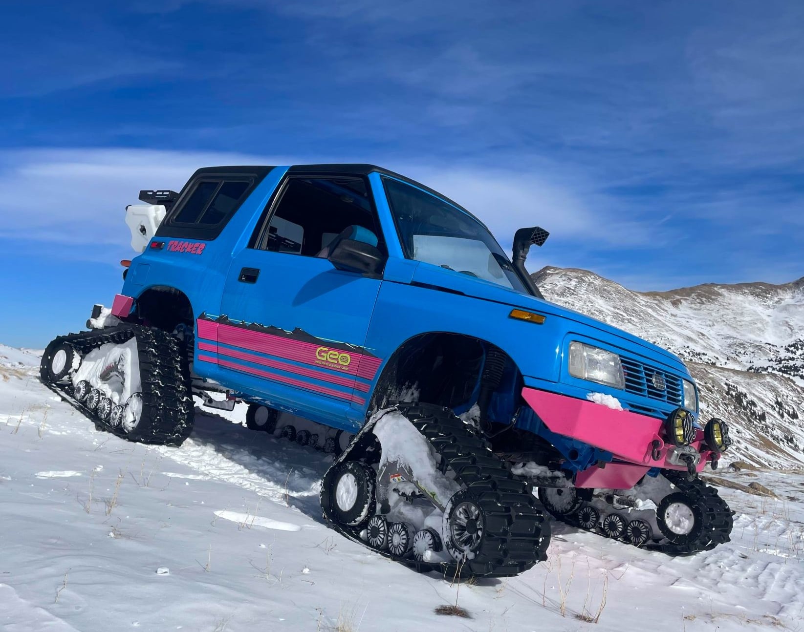 For Sale: A Retro 1993 Geo Tracker With A Camso Track System