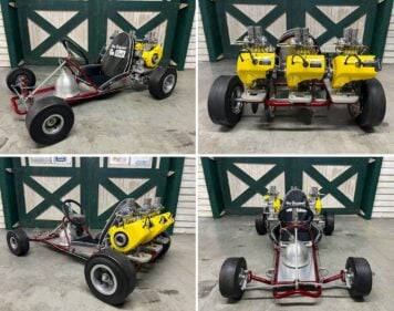 Go-Kart 800 With Three McCulloch MC-10 Motors