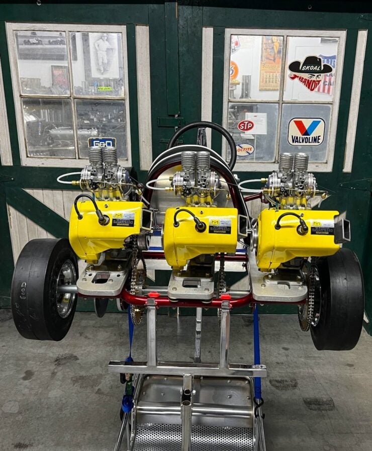 Go-Kart 800 With Three McCulloch MC-10 Motors 9