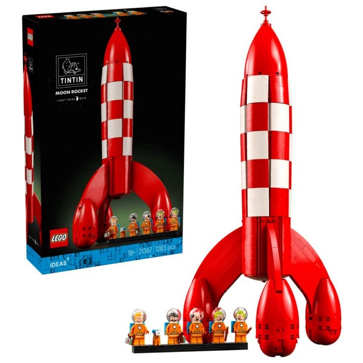 Lego Tintin Moon Rocket 9