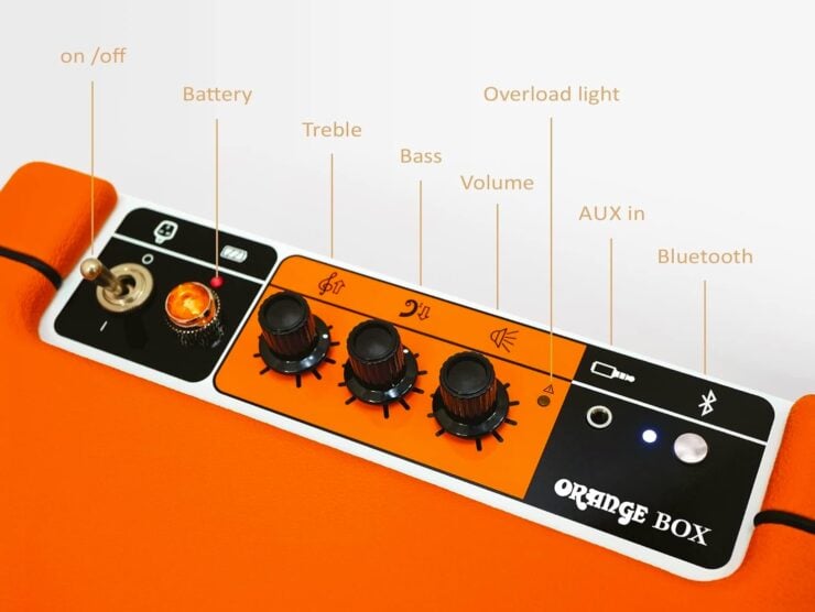 Orange Box Portable Bluetooth Speaker 2