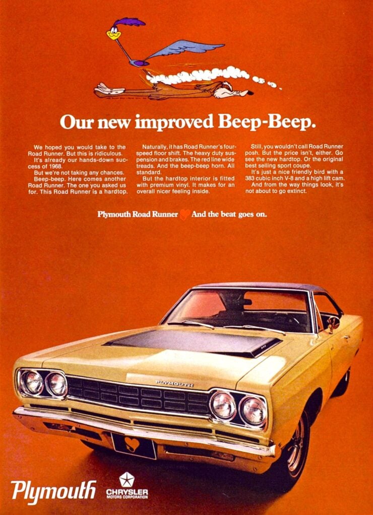 Plymouth Road Runner Vintage Ad 1
