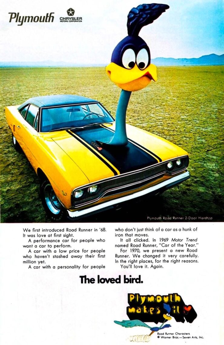 Plymouth Road Runner Vintage Ad 2