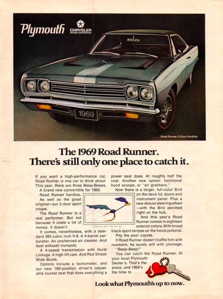 Plymouth Road Runner Vintage Ad