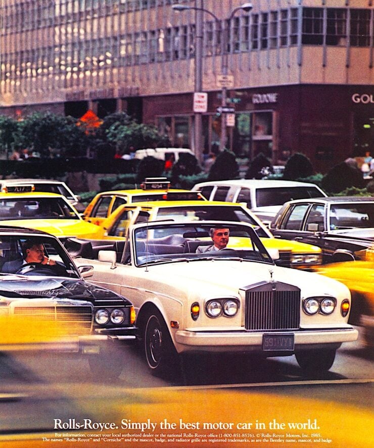 Rolls-Royce Corniche Vintage Ad 2
