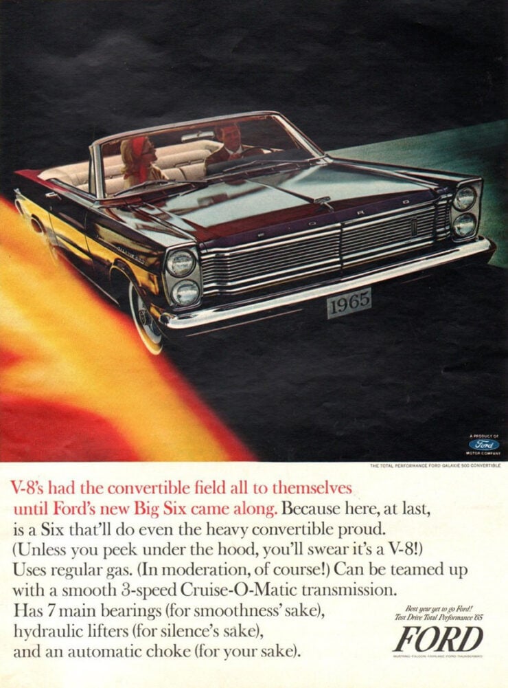 1965 Ford Galaxie 500 Vinrtage Ad