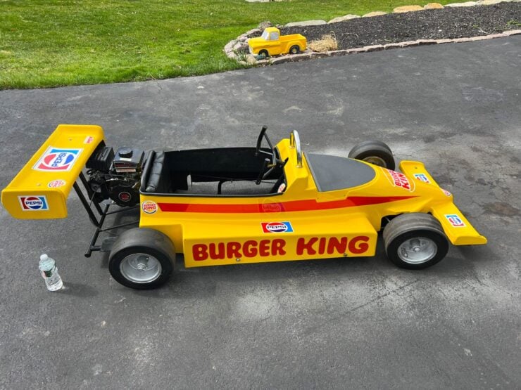 Burger King-branded Indy Car go-kart 1