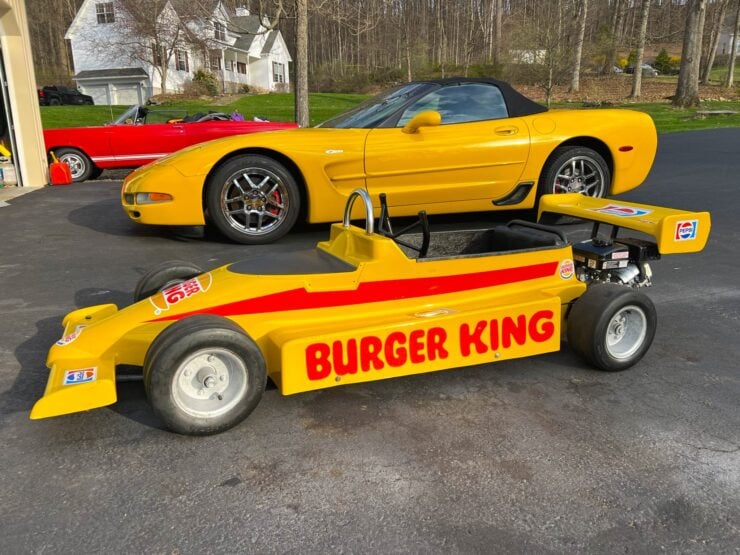 Burger King-branded Indy Car go-kart 10