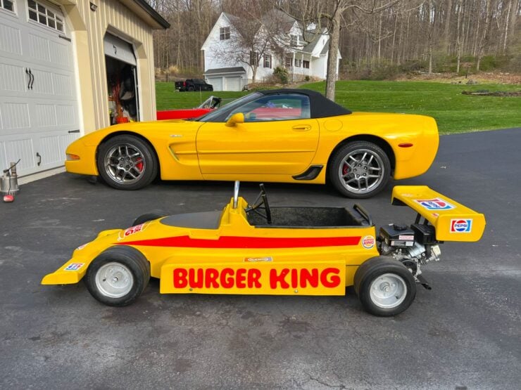 Burger King-branded Indy Car go-kart 11