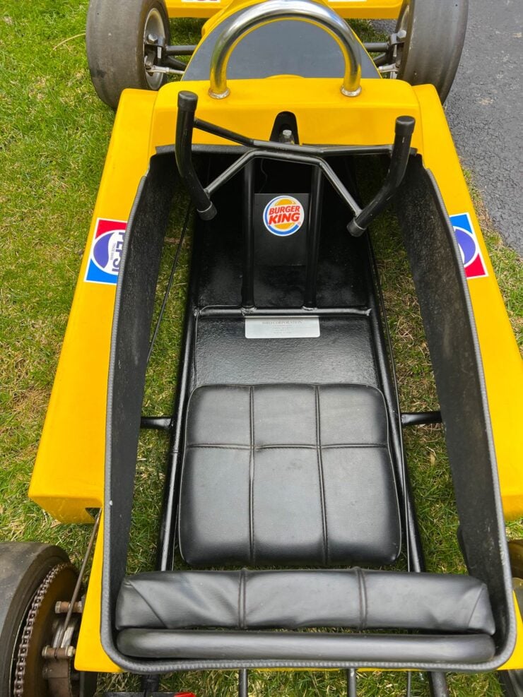 Burger King-branded Indy Car go-kart 12