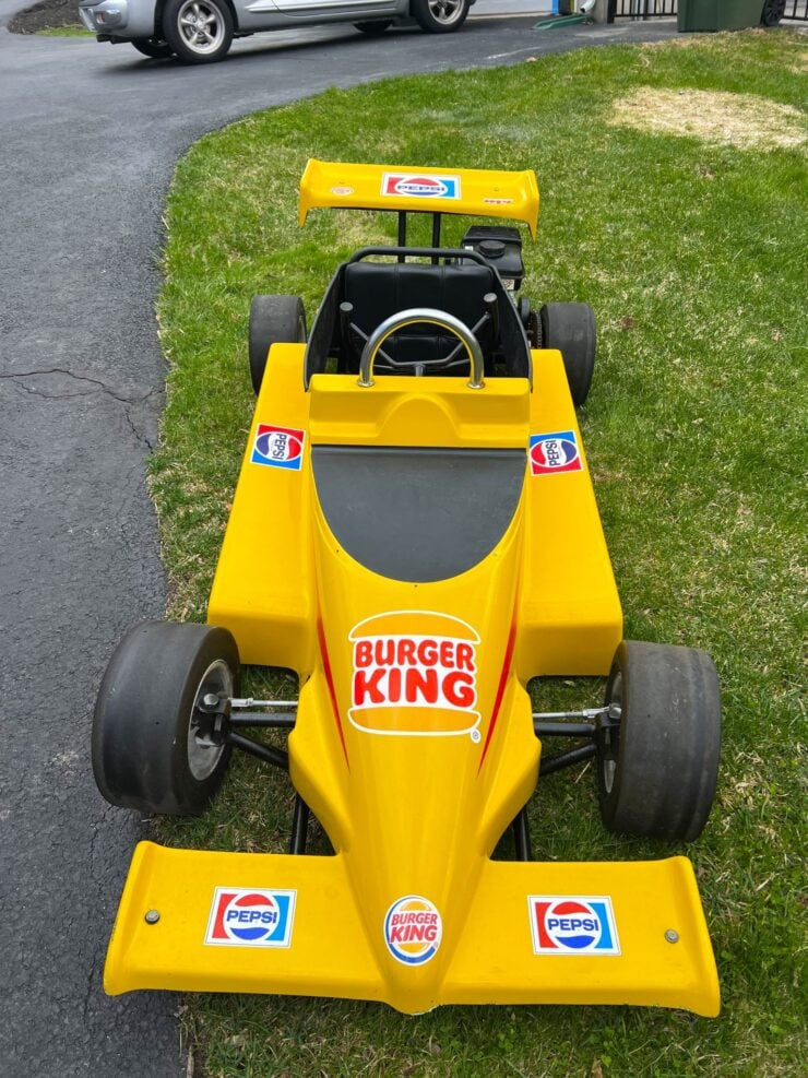 Burger King-branded Indy Car go-kart 13
