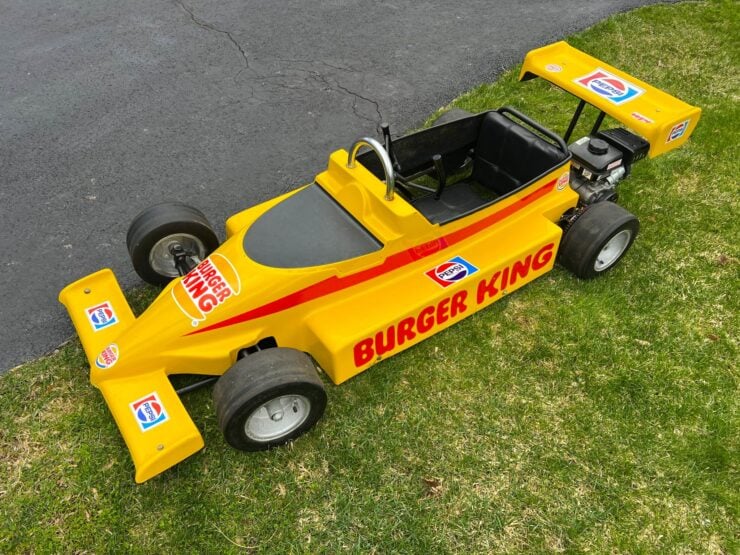 Burger King-branded Indy Car go-kart 14