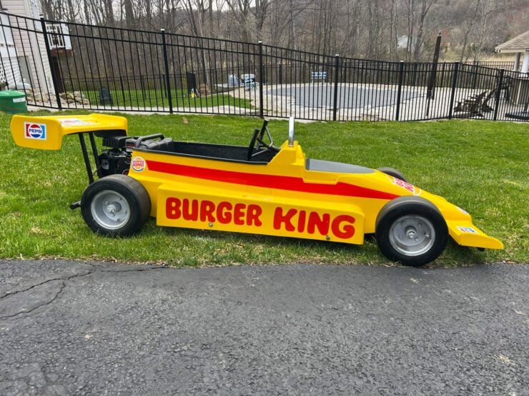Burger King-branded Indy Car go-kart 2