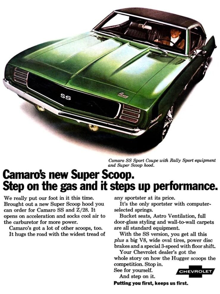 Camaro SS Vintage Ad
