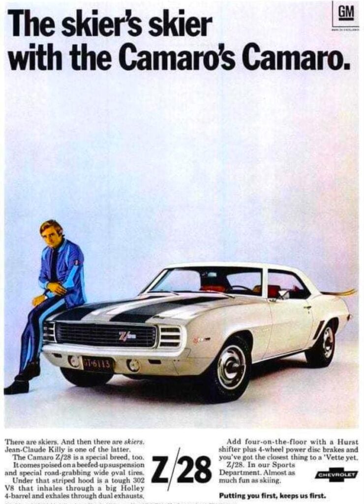 Camaro Z28 Vintage Ad