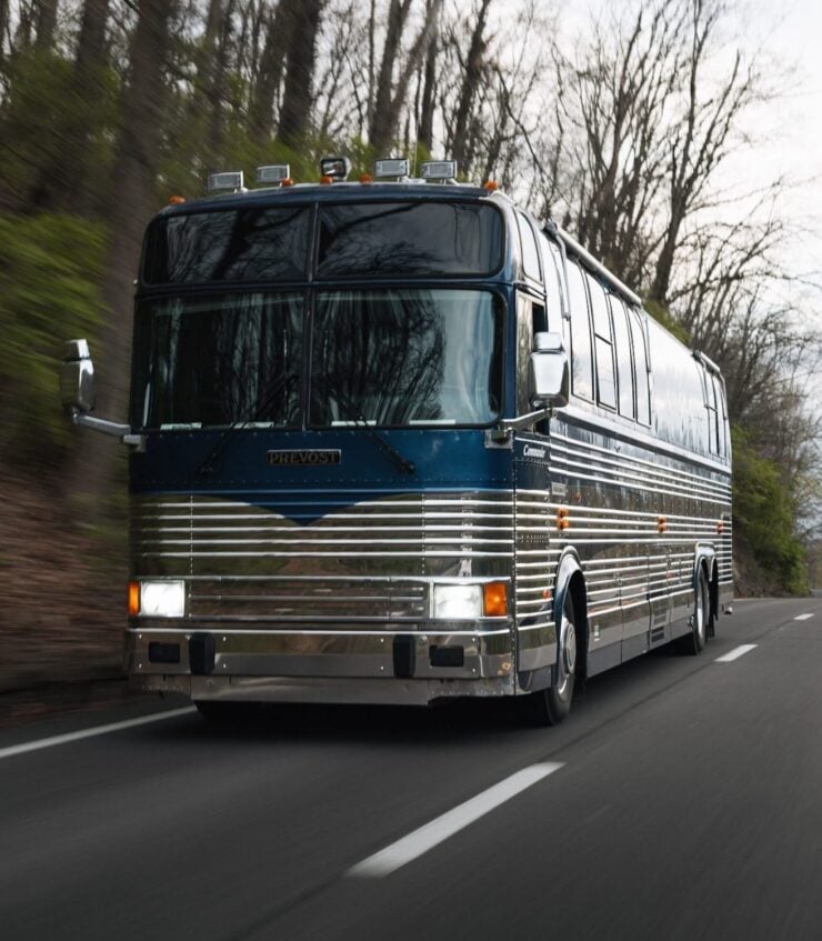 Charlie Sheen Prevost Marathon XL Tour Bus
