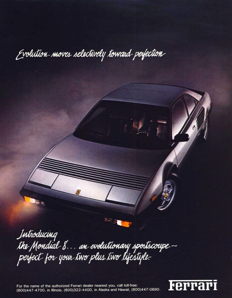 Ferrari Mondial Vintage Ad 1
