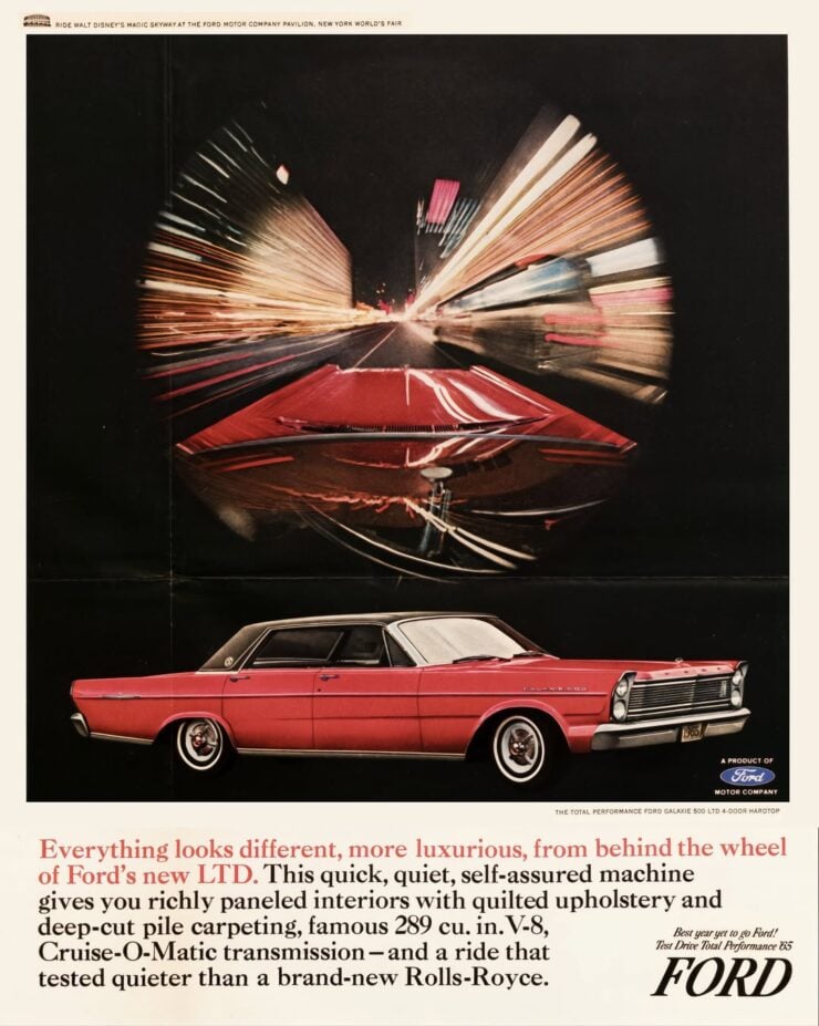 Ford Galaxie Vintage Ad