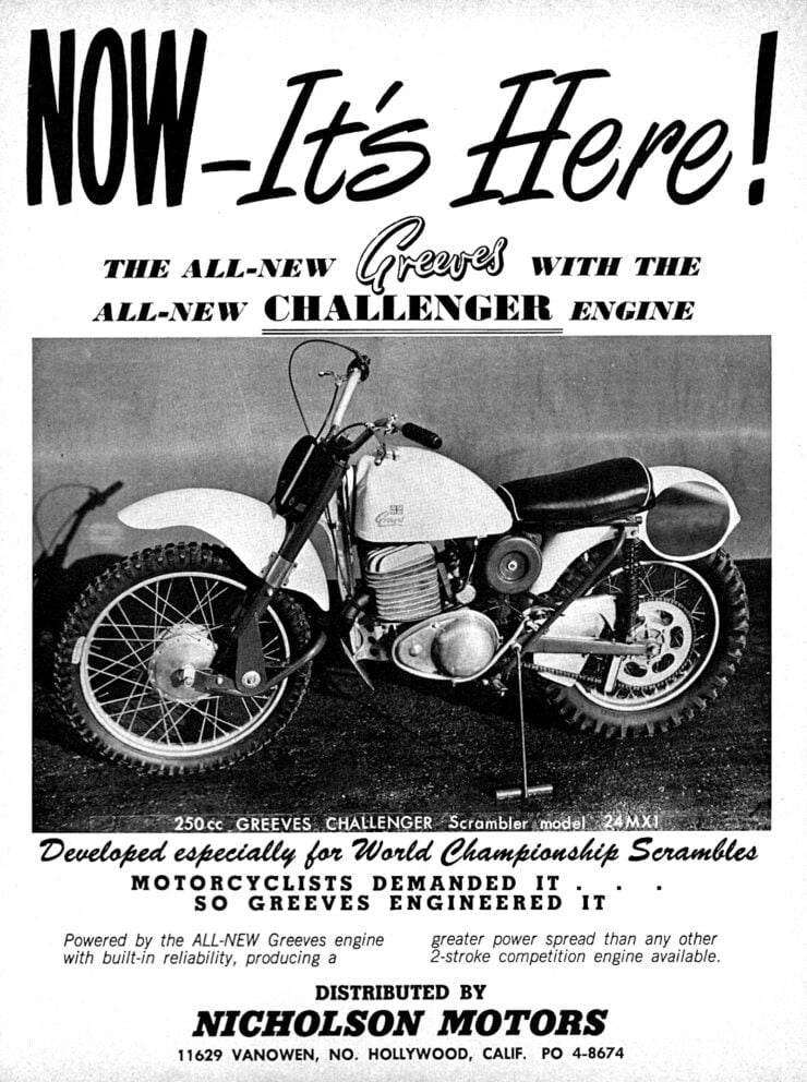Greeves Motorcycles Vintage Ad 1