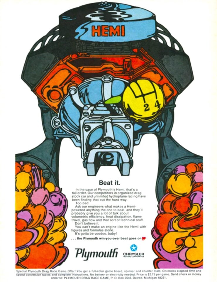 Hemi 426 V8 Vintage Ad