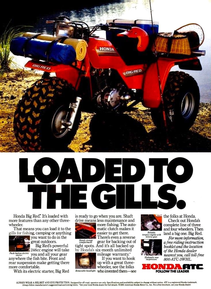 Honda ATC 250ES Big Red