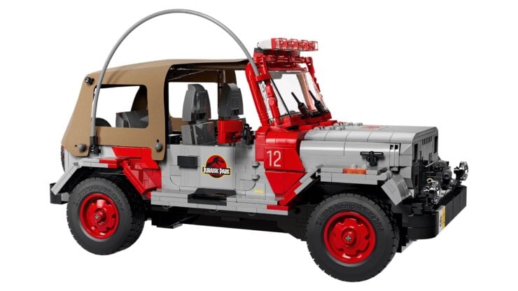 Lego Jurassic Park Jeep Wrangler 7