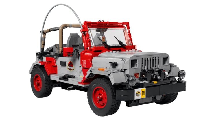 Lego Jurassic Park Jeep Wrangler 8