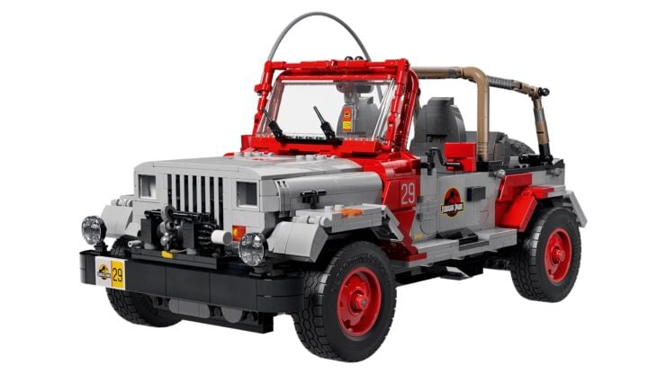 Lego Jurassic Park Jeep Wrangler 9