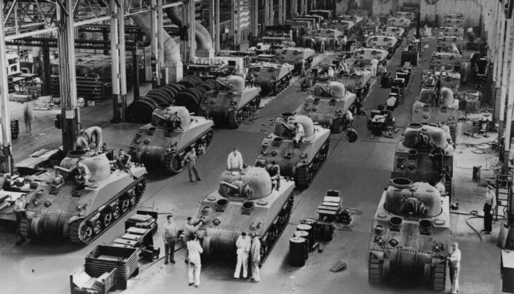 M4 Sherman Tank Production Line