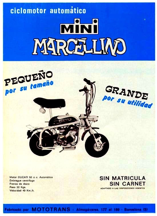 Mini Marcellino Vintage Ad