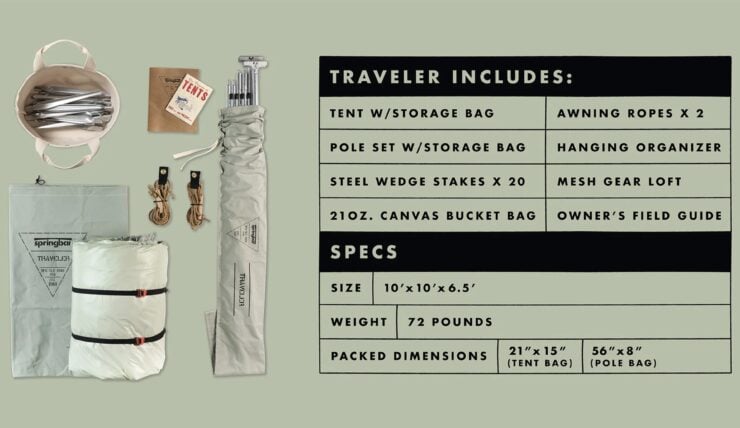 Springbar Traveler Tent 2