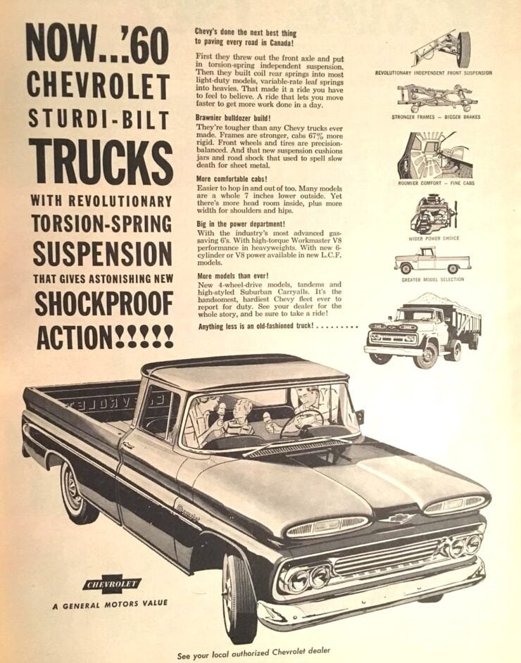Vintage Chevrolet Truck Ad 1