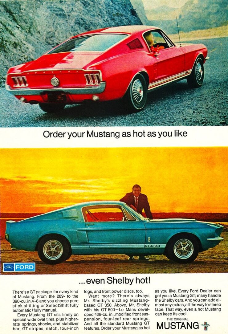 1967 Shelby GT500 Vintage Ad
