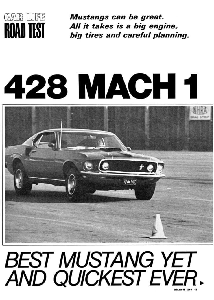 1969 Ford Mustang 428 Mach 1 Ad