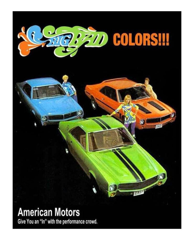 Big Bad AMC AMX Colors