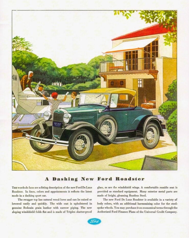 Ford Model A Vintage Ad 1