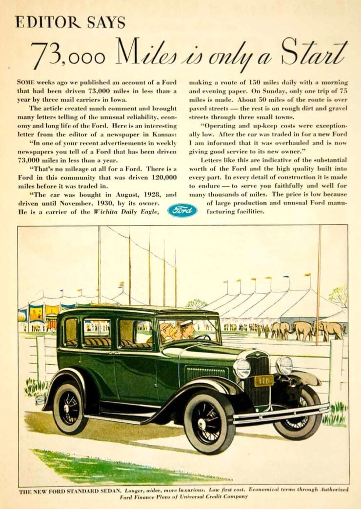 Ford Model A Vintage Ad 2