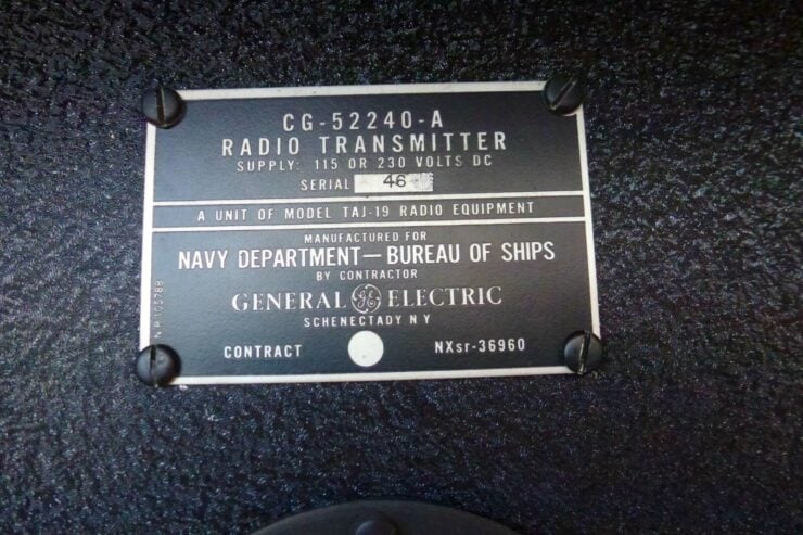 GE Aircraft Carrier Radio Transmitter - TAJ-19 3