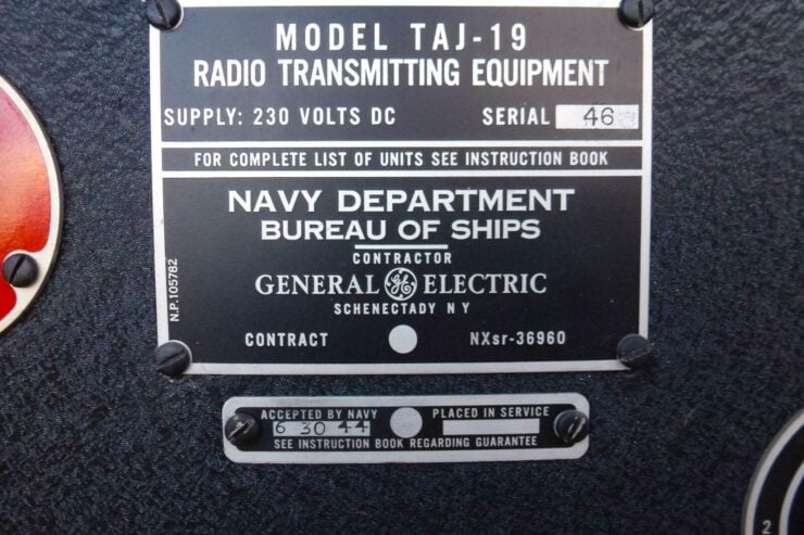 GE Aircraft Carrier Radio Transmitter - TAJ-19 4