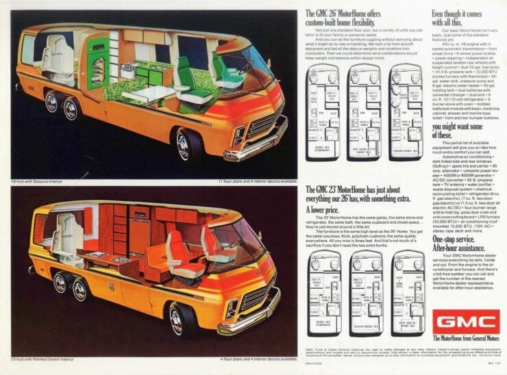 GMC Motorhome Vintage Ad 2