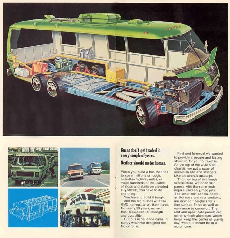 GMC Motorhome Vintage Ad