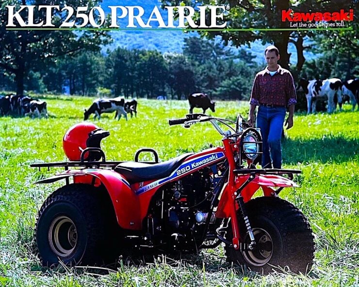 Kawasaki KLT250 Vintage Ad