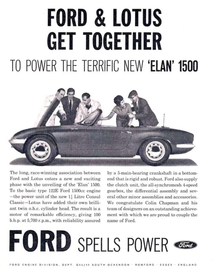 Lotus Elan Vintage Ad 1