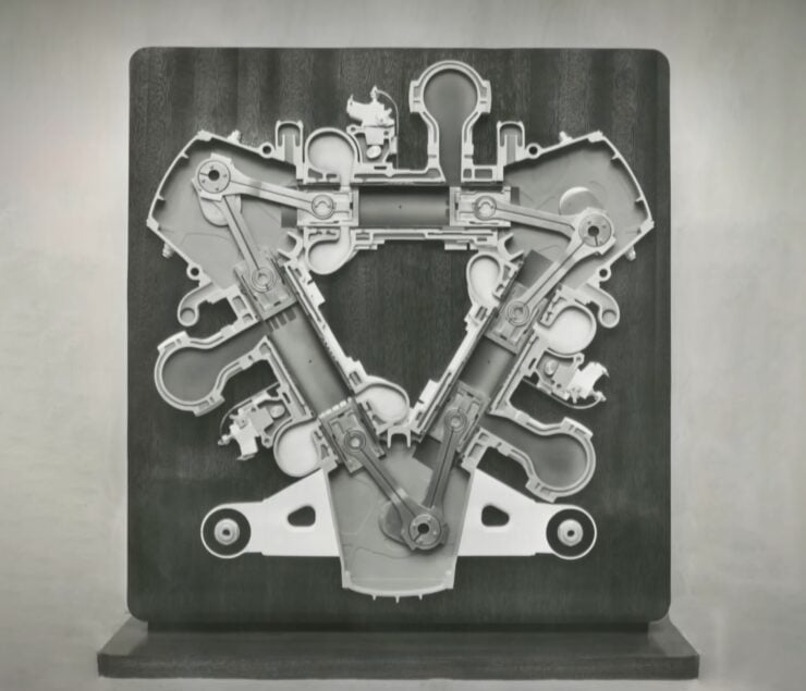 Napier Deltic 18 Cylinder Diesel Engine Cutaway